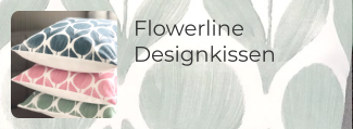 Flowerline  Designkissen