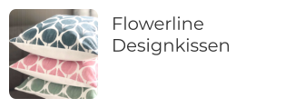 Flowerline  Designkissen